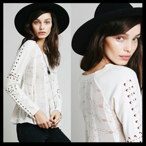 Free People Tops - Free People New Romantics Heavy Metal Top